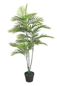 Kunstpflanze im Blumentopf 120 cm - Palme / schmal - Künstliche Deko Pflanze