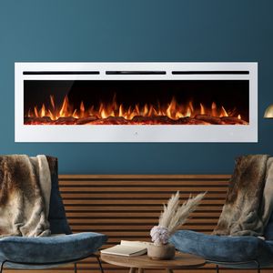 Noble Flame PARIS weiß 1660 [Elektrokamin Wandeinbau/wandhängend]