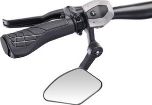 Krampe KFC-1311C Fahrradspiegel links KF Cross Typ C kleine Außenklemmung, schwarz