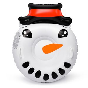Aufblasbare Schlitten, Snowtube, Aufblasbare Snow Tube mit Griffen Meteor Snowman