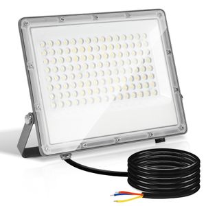 Jopassy 100W LED Strahler LED Fluter Außenstrahler IP65 Wasserdicht Arbeitsbeleuchtung Kaltweiß