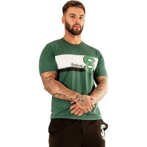 Harry Potter - "Track & Field" T-Shirt für Herren/Damen Uni CI1857 (S) (Grün/Weiß)