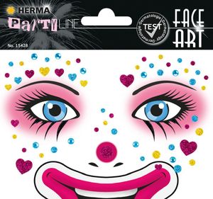 HERMA Face Art Sticker Gesichter "Clown Annie"