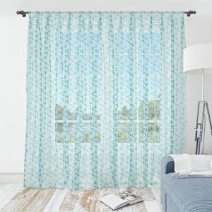 ABAKUHAUS Belaubt Wandteppich,  Kontinuierliche Einfarbige Botanische Muster mit niedlichen Blätter, Wohnzimmer Schlafzimmer seidiges Satin Wandtuch, 220 cm x 274 cm, Seafoam Petrol Blau