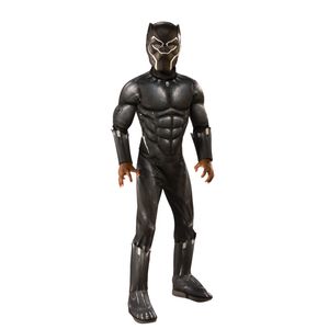 Avengers Endgame - "Deluxe" Kostüm ‘” ’Schwarzer Panther“ - Kinder BN5343 (L) (Schwarz)