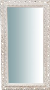 Wandspiegel mit rahmen 70 x 5 x 129 cm, Badezimmer rechteckig, Spiegel wohnzimmer, Weiß