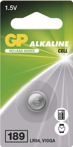 GP Alkalická knoflíková baterie 189F (LR54), 1 ks, B13892