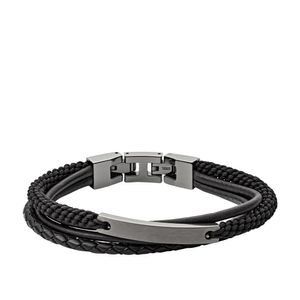 FOSSIL Armband Vintage Casual Multi-Strand Bracelet Black schwarz FOSSIL Armband Vintage Casual Multi-Strand Bracelet Black schwarz