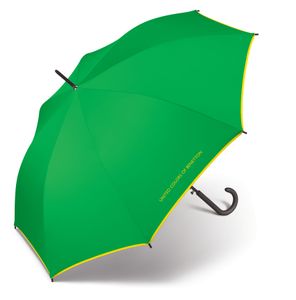 Automatik Damen Herren Regenschirm Stockschirm Benetton groß stabil robust neu