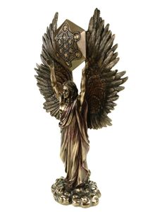 Veronese 708-7423 Erzengel Metatron bronziert Skulptur Statue Figur Engel Angel Figurine