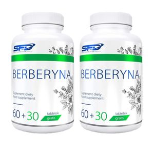 2x SFD Nutrition Berberin 90 Tabletten 500mg hochdosiert Wurzel Extrakt Berberine