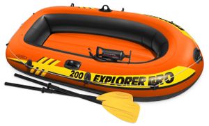 INTEX Schlauchboot mit Rudern und Pumpe Explorer Pro 200 58357NP