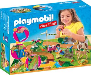 PLAYMOBIL 9331 Play Map Ponyausflug