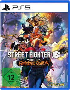 Street Fighter 6 Years 1-2 Fighters Edition – PlayStation 5 - Komplettpaket mit 8 DLC-Charakteren, Crossplay, exklusive Extras Street Fighter 6 Years 1-2 Fighters Edition – PlayStation 5 - Komplettpaket mit 8 DLC-Charakteren, Crossplay, exklusive Extras