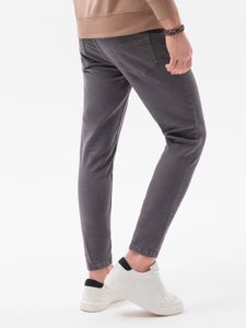 Ombre Clothing Pánske džínsy Eldgh tmavo šedá M