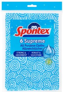 Spontex, 6 Superme, Ścierka, 1 sztuka (PRODUKT Z NIEMIEC)