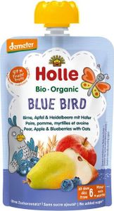 Holle Blue Bird Birne Apfel & Heidelbeere mit Hafer -- 100g Holle Blue Bird Birne Apfel & Heidelbeere mit Hafer -- 100g