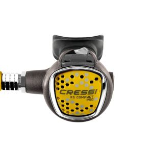 Cressi Xs Compact Pro Oktopus Gelb,Schwarz  Gelb,Schwarz One Size