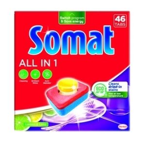 Somat 46Szt All In1 Zitrone Geschirrspüler Tabletten /372