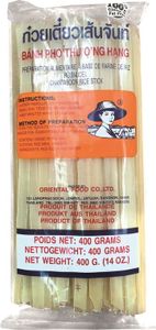 [ 400g ] FARMER 10mm (XL) Reisnudeln, Straight, Banh Pho | Bandnudeln | Rice Noodle