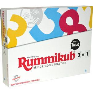 Rummikub 3in1 Brettspiel - Standard, Twist und Expert polnische Bedienungseinleitung
