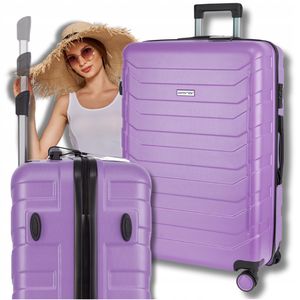 OMNA | Reisekoffer XXL - 94L - Lavendel - Leicht - Strapazierfähig - Ideal für lange Reisen OMNA | Reisekoffer XXL - 94L - Lavendel - Leicht - Strapazierfähig - Ideal für lange Reisen