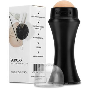 Sudoxx Vulkanstein-Roller Gesichtsroller mattierend Anti-Hautglanz Massageroller T-Zone