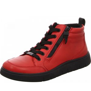 Ara Schnürstiefel Kaltfutter in rot, Gr. 8