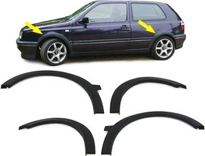 Radlaufverbreiterung Radlauf Kotflügel Verbreiterung für VW Golf 3 III ab 1991-1 Radlaufverbreiterung Radlauf Kotflügel Verbreiterung für VW Golf 3 III ab 1991-1