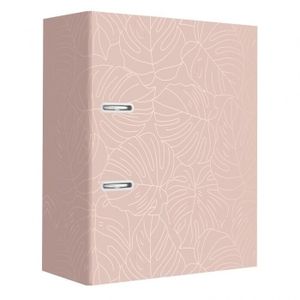 Interprint Složka A4 75 mm 2 kroužky Metallic Rose Gold Monstera