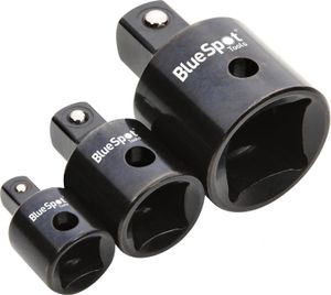 BlueSpot Tools Sada nárazových adaptérov, 3 kusy TK12822 (jedna veľkosť) (viacfarebné)