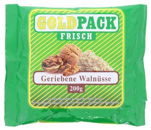 Goldpack Frisch geriebene Walnüsse (200 g)
