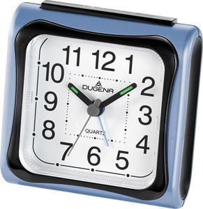 DUGENA 4460617 Wecker Kunststoff Analog Licht Alarm blau
