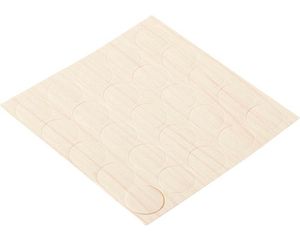 Krytka samolepiaca 14 mm 25 ks javor