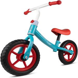 MalPlay Laufrad Kinder Fahrrad mit 12" EVA Räder, Höhenverstellbar Lauflernrad bis 35 kg, Kinderlaufrad für Kinder 80-108 cm, einstellbar Sattel und Lenker