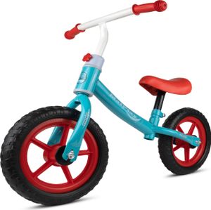 MalPlay Laufrad Kinder Fahrrad mit 12" EVA Räder, Höhenverstellbar Lauflernrad bis 35 kg, Kinderlaufrad für Kinder 80-108 cm, einstellbar Sattel und Lenker