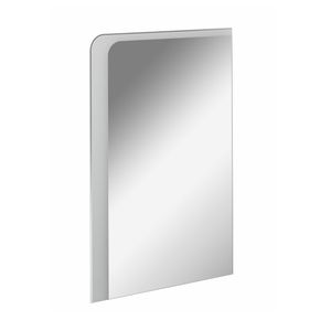 FACKELMANN LED Spiegel MILANO 55 / Wandspiegel mit Design-LED-Beleuchtung / Maße (B x H x T): ca. 55 x 80 x 3 cm / Lichtfarbe: Kaltweiß / Leistung: 11,8 Watt / Badspiegel mit austauschbaren LEDs