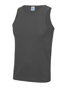 Just Cool Herren Cool Vest Tank Top JC007 charcoal (solid) M