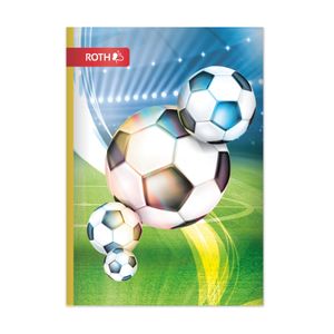 ROTH Muttiheft Fußball - Oktavheft für die Grundschule, A6 - 64 Seiten liniert