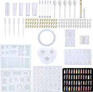 Formen für epoxidharz schmuck set gießformen glitter werkzeuge diy anhänger