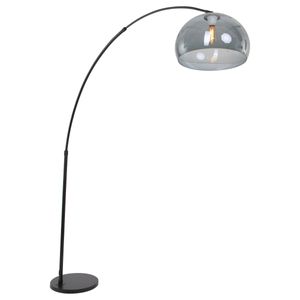 Steinhauer - stojací lampa - Sparkled Light - černá - kovový plast - oblouková lampa - E27 - 9878ZW