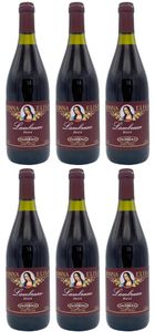 Lambrusco Donna Lisa 6x 0,75l Caldirola | Roter Perlwein aus Italien | +20ml Jassas Olivenöl