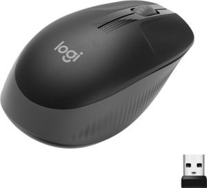 Logitech M190 Maus kabellos schwarz, anthrazit