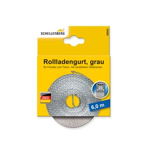 Schellenberg Rolladengurt Maxi 23 mm, 6 m, grau, 36002