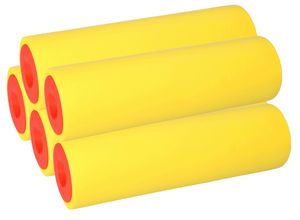 KOTARBAU® 5er Set Ersatzrollen für Tapeten-Andrückroller aus Gummi 180 mm x 55 mm
