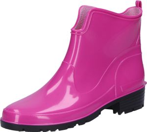 Saskia PVC Damen-Halbstiefel fuxia Gr. 36