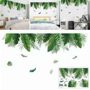DIY Pflanze Blätter Wandtattoo Wandsticker Wandaufkleber Wand Dekoration Deko
