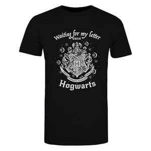 Harry Potter - "Waiting For My Letter" T-Shirt für Mädchen BI1371 (128) (Schwarz)