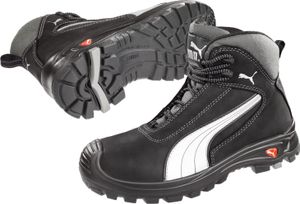 PUMA® 10003917209991 PUMA® Herren S3 Sicherheitsschuhe "CASCADES MID" SCUFF CAPS schwarz Größe  41
