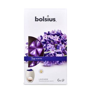 Bolsius Aromatic Wax Melts Lavendel, 6er Pack